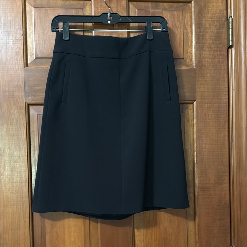 Banana Republic Black A-Line Knee-Length Skirt